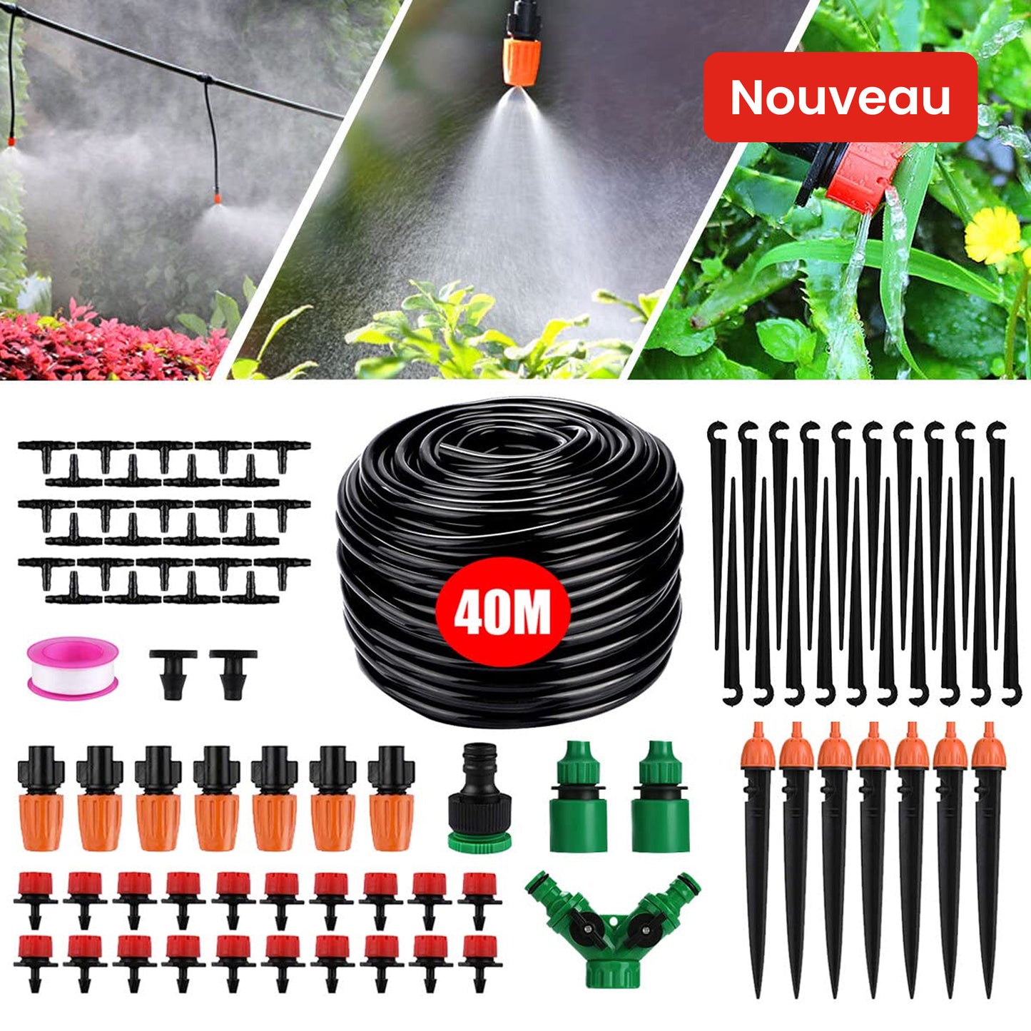 Système d'Irrigation Goutte à Goutte Automatique