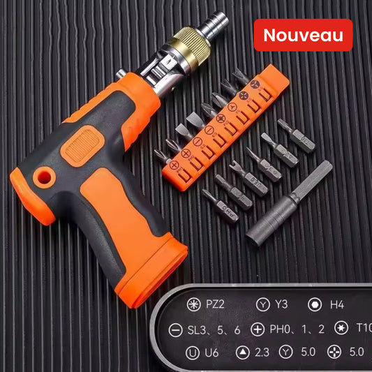 Tournevis Pistolet Multifonction 16 en 1
