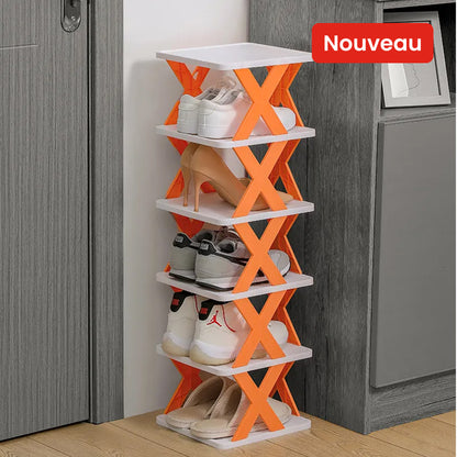 Organisateur des chaussures de 5 étages
