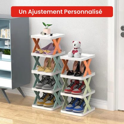 Organisateur des chaussures de 5 étages