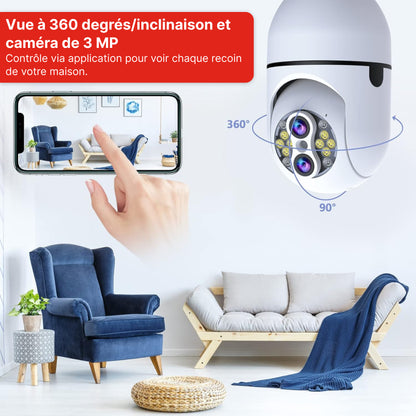 Caméra de Surveillance intelligente 360°
