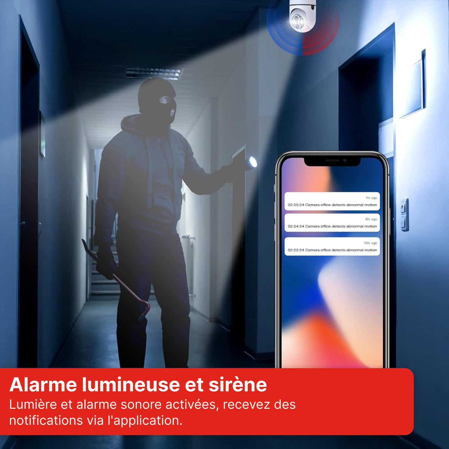 Caméra de Surveillance intelligente 360°