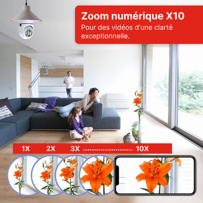 Caméra de Surveillance intelligente 360°