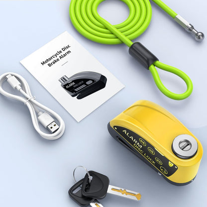 Antivol Moto Disque avec Sirène & Câble