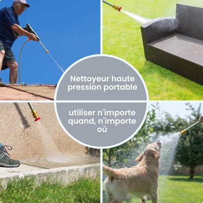 Pistolet pour lavage à haute pression sans fil
