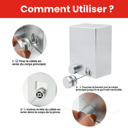 Corde à linge 4.2 m rétractable